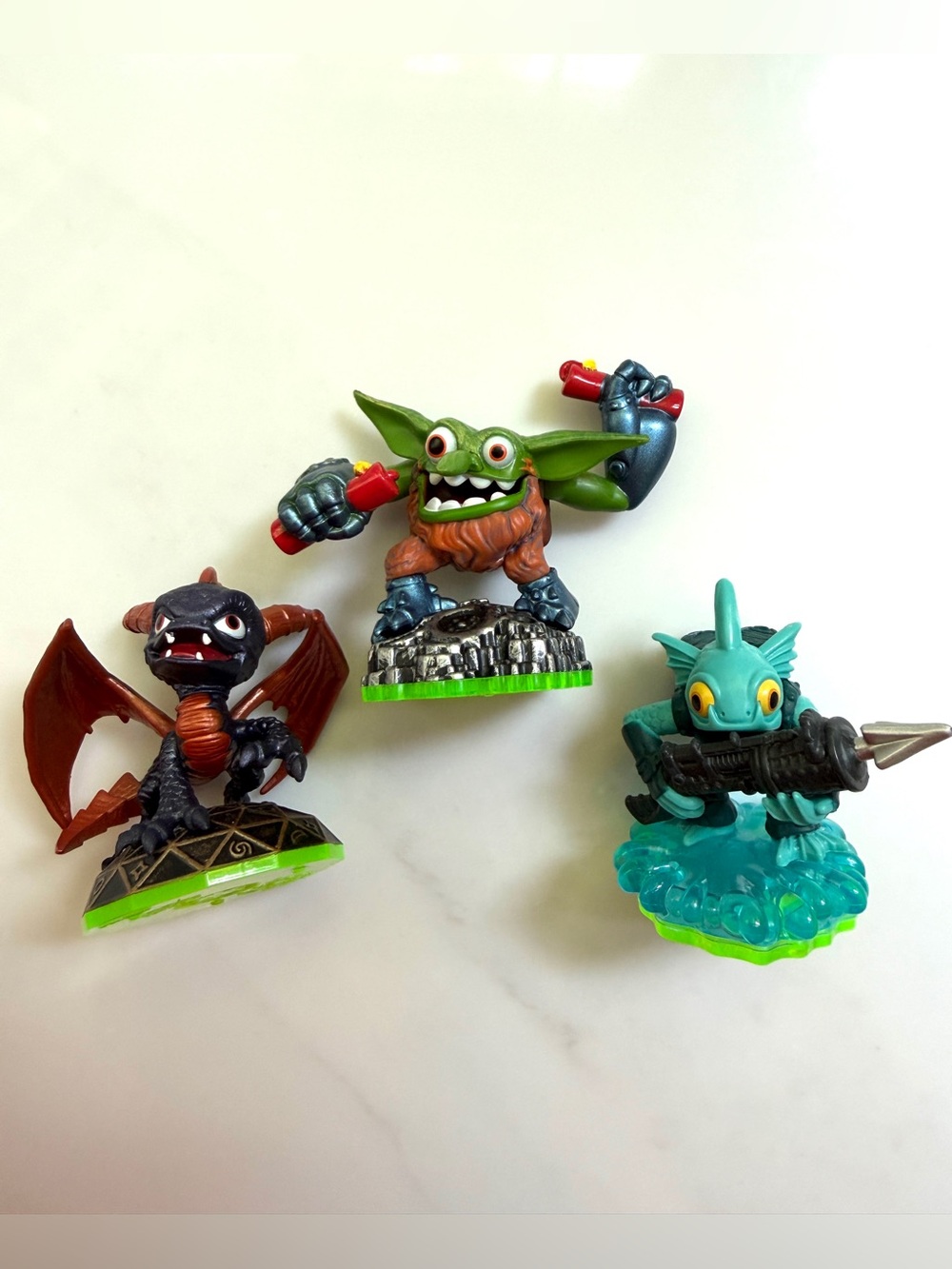 Skylanders Spyro Adventure Boomer Gill Grunt set of 3